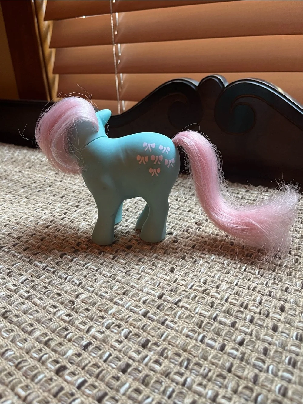 Vintage My Little Pony Scrumptious & Baby Lofty So Soft Sundae Best Bow Tie